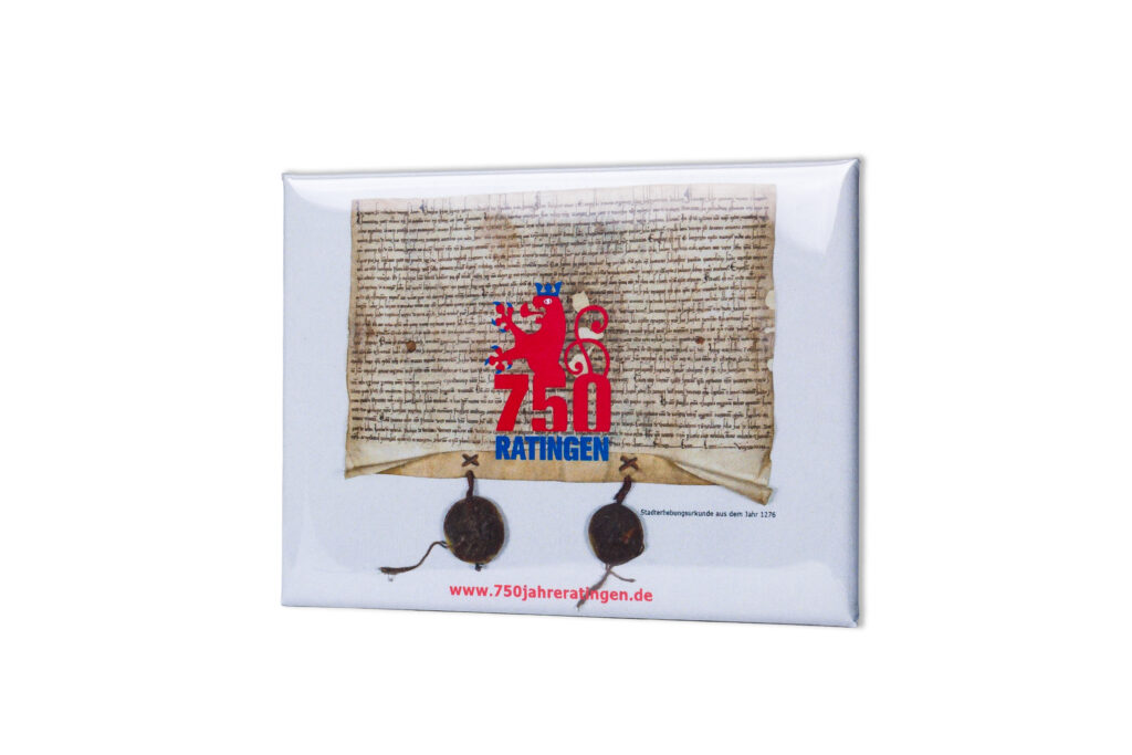 Kühlschrankmagnet "Stadterhebungsurkunde"